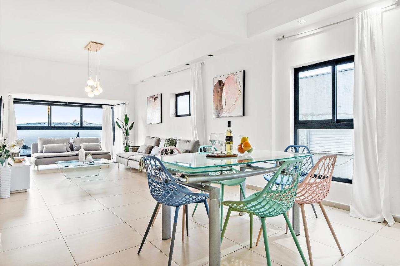 Glorious Renovated Apartment On Top Of The Beach Tel Aviv Buitenkant foto